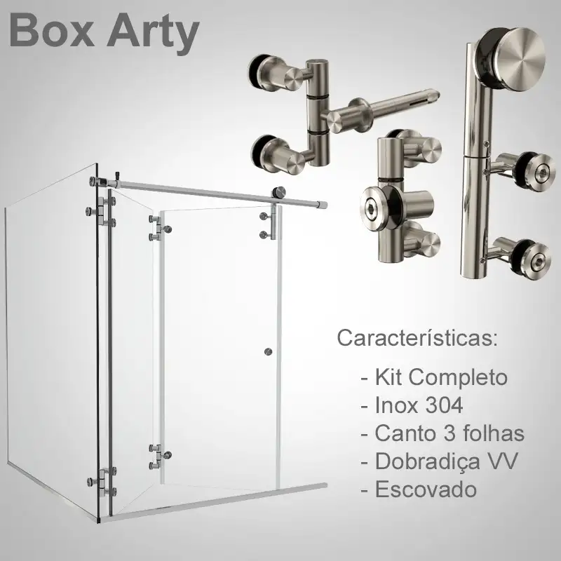 Canto 3 Folhas Escovado